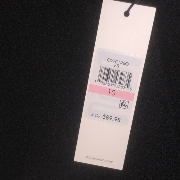 Calvin Klein black sleeveless dress. Size 10. NWT - Picture 2 of 7